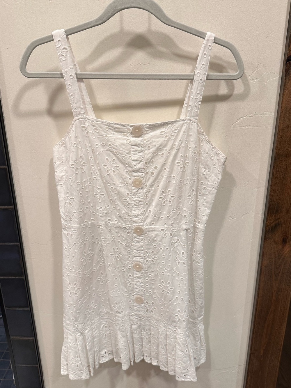 Alexis for Target Pleated Eyelet Lace Sleeveless Sundress